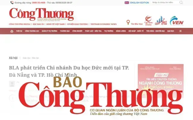 Bài báo Báo Công Thương về BLA