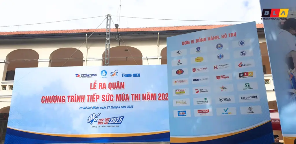 BLA vinh dự là đơn vị đồng hành chương trình tiếp sức mùa thi 2025