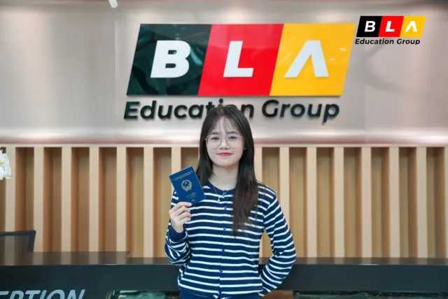 học viên bla nhận visa