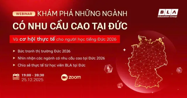 KHÁM PHÁ NHỮNG NGÀNH CÓ NHU CẦU CAO TẠI ĐỨC