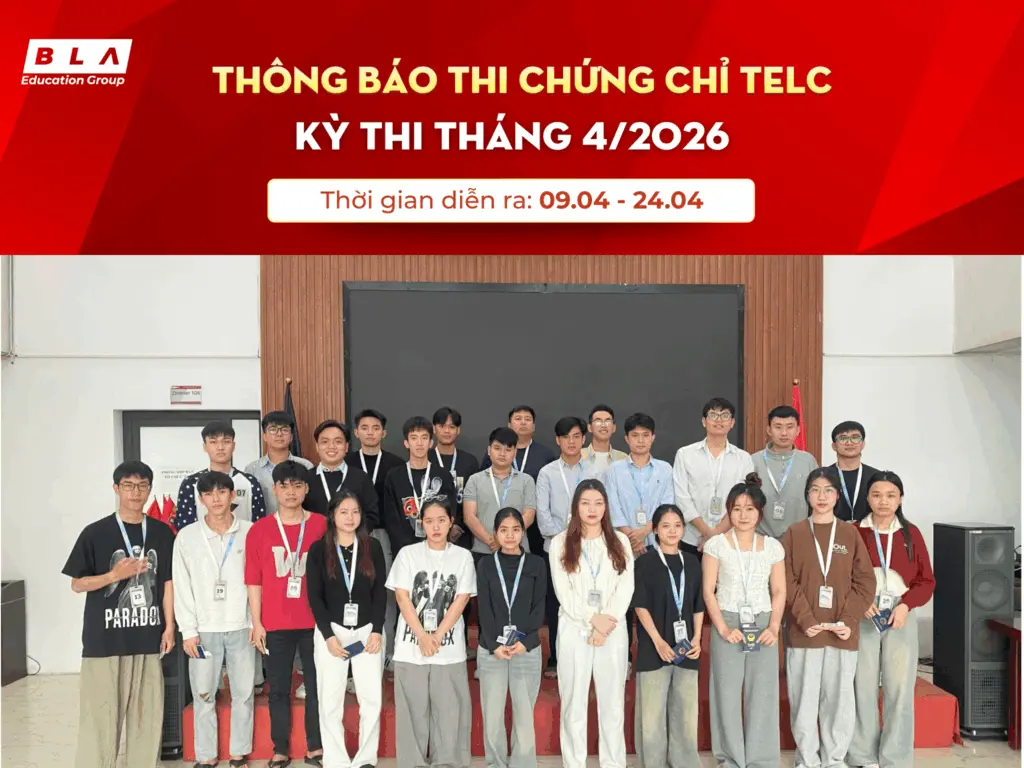 THÔNG BÁO LỊCH THI TELC (9) THÔNG BÁO LỊCH THI TELC (9)